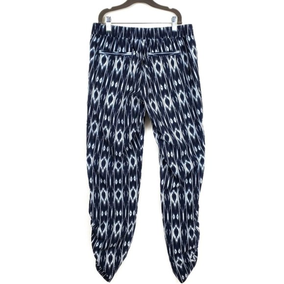 Athleta Reflection Aspire Ikat Tribal Print Stretch Ankle I Size 4 - Picture 3 of 5